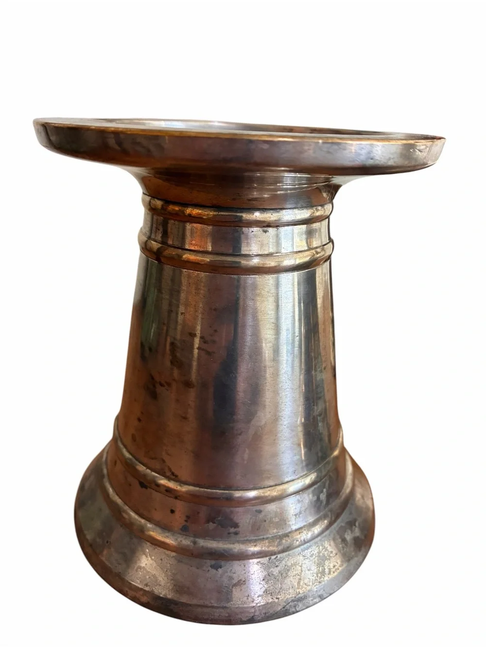 Pottery Barn Silver Tone Metal Candle Holders